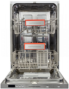 Серебристая узкая посудомоечная машина Kuppersberg GS 4502 фото 4 фото 4
