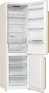 Бежевый холодильник с зоной свежести Gorenje NRK6202CLI фото 2 фото 2