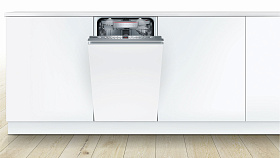 Серебристая узкая посудомоечная машина Bosch SPV66TD10R фото 3 фото 3