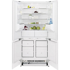 Большой встраиваемый холодильник с большой морозильной камерой Electrolux ENG94596AW