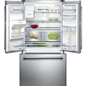 Серый холодильник Siemens KF91NPJ20R