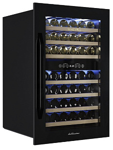 Двухтемпературный винный шкаф Meyvel MV42-KBB2