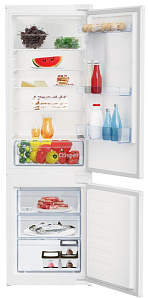 Встраиваемый двухкамерный холодильник Beko BCSA2750