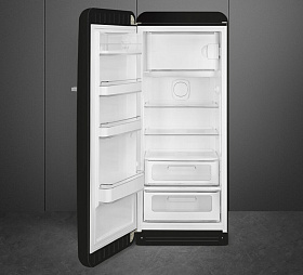 Чёрный холодильник Smeg FAB28LBL5 фото 2 фото 2