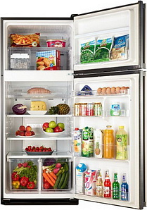 Бежевый холодильник шириной 70 см Sharp SJ-PC 58 ABE
