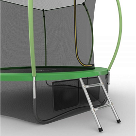 Батут 2,44 м с защитной сеткой EVO FITNESS JUMP Internal + Lower net, 8ft (зеленый) + нижняя сеть фото 4 фото 4