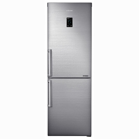 Серебристый холодильник Samsung RB 28FEJNDSS