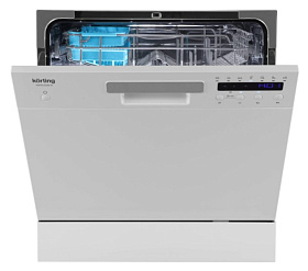 Компактная посудомоечная машина для дачи Korting KDFM 25358 W фото 3 фото 3