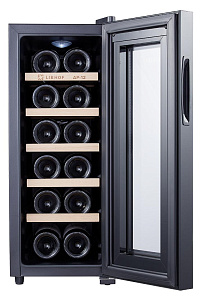 Недорогой винный шкаф LIBHOF AP-12 black фото 4 фото 4