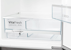 Белый холодильник со стеклянной дверью Bosch KGV39XW22R фото 4 фото 4