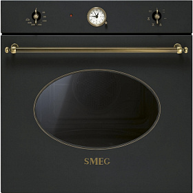 Черный духовой шкаф Smeg SF800AO Coloniale