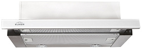 Вытяжка 50 см встраиваемая в шкаф ELIKOR Интегра GLASS 50Н-400-В2Д КВ II М-400-50-248 нерж./стекло белое