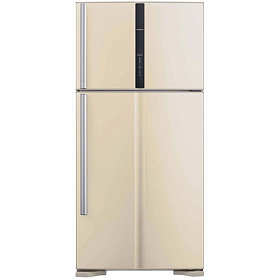 Бежевый двухкамерный холодильник  HITACHI R-V 662 PU3 PBE
