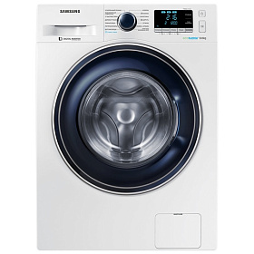 Белая стиральная машина Samsung WW80K62E01W