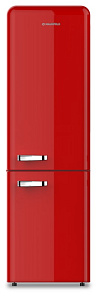 Красные узкие холодильники Maunfeld MFF186NFRR
