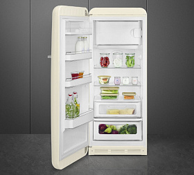 Бежевый холодильник Smeg FAB28LCR5 фото 3 фото 3