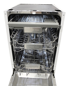 Встраиваемая узкая посудомоечная машина 45 см Zigmund & Shtain DW 129.4509 X фото 3 фото 3