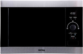 Чёрная микроволновая печь Korting KMI 825 XN