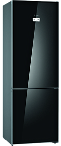 Холодильник черное стекло Bosch KGN49LB20R
