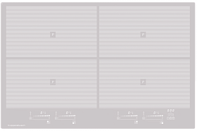 Варочная панель  с 4 конфорками Kuppersbusch KI 8800.0 GR