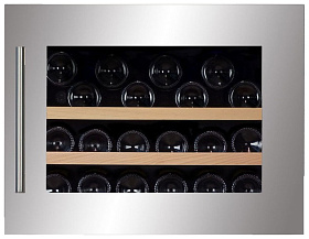 Узкий встраиваемый винный шкаф Dunavox DAB-28.65SS