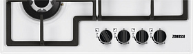 Белая 4-х конфорочная варочная панель Zanussi GPZ363SW фото 3 фото 3