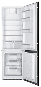 Двухкамерный холодильник Smeg C81721F
