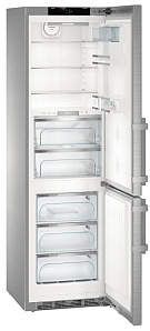 Серебристые двухкамерные холодильники Liebherr Liebherr CBNes 4875 фото 4 фото 4