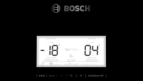 Холодильник черное стекло Bosch KGN49LB20R фото 3 фото 3