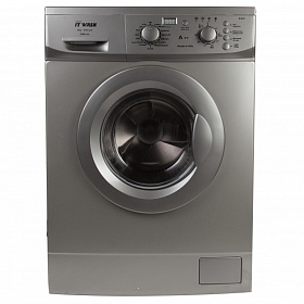 Серебристая стиральная машина IT Wash E3S510D FULL SILVER