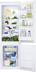 Встраиваемые холодильники шириной 54 см Zanussi ZBB928651S