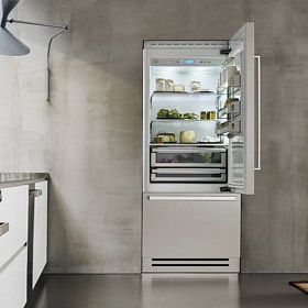 Встраиваемый холодильник 90 см ширина Bertazzoni REF90PIXR фото 2 фото 2