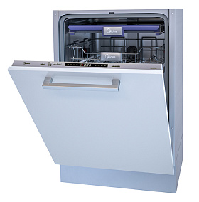 Встраиваемая узкая посудомоечная машина 45 см Midea MID45S300 фото 2 фото 2