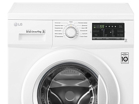 Белая стиральная машина LG FH0G6SD0 фото 3 фото 3