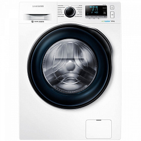 Белая стиральная машина Samsung WW 90J6410 CW