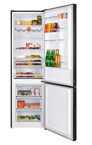 Двухкамерный холодильник класса А+ Maunfeld MFF200NFB