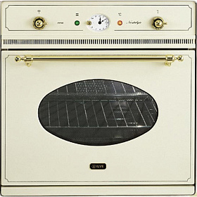 Белый духовой шкаф в стиле ретро ILVE 600 NVG/A