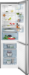 Серый холодильник AEG S83920CMXF