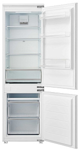 Узкий двухкамерный холодильник с No Frost Korting KFS 17935 CFNF