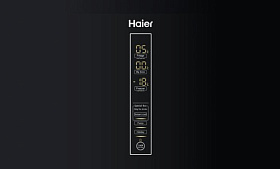 Трёхкамерный холодильник Haier A3FE 742 CGBJRU черное стекло фото 3 фото 3