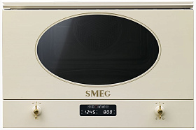 Встраиваемая неглубокая микроволновая печь Smeg MP822PO