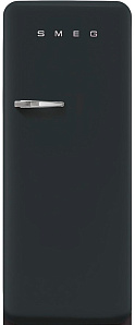 Чёрный мини холодильник Smeg FAB28RDBLV3