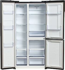 Бытовой двухдверный холодильник Hyundai CS5073FV графит фото 2 фото 2