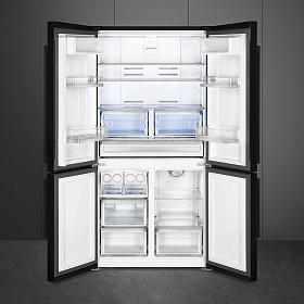 Трёхкамерный холодильник Smeg FQ60NDF фото 2 фото 2