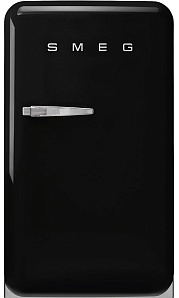 Чёрный мини холодильник Smeg FAB10RBL5
