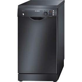 Отдельностоящая чёрная посудомоечная машина 45 см Bosch SPS 53E06 RU