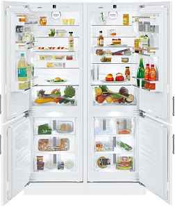 Белый холодильник Liebherr SBS 66I2 фото 2 фото 2