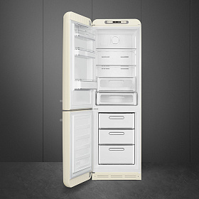 Бежевый холодильник Smeg FAB32LCR3 фото 2 фото 2