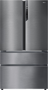 Серый холодильник Haier HB25FSSAAARU