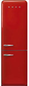 Ретро красный холодильник Smeg FAB32RRD5